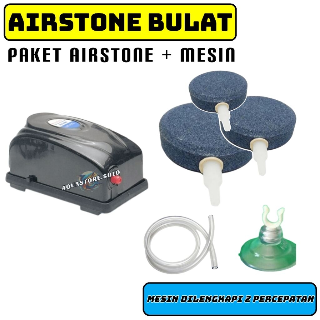 PAKET AERATOR 1 LUBANG + BATU AIRSTONE BULAT