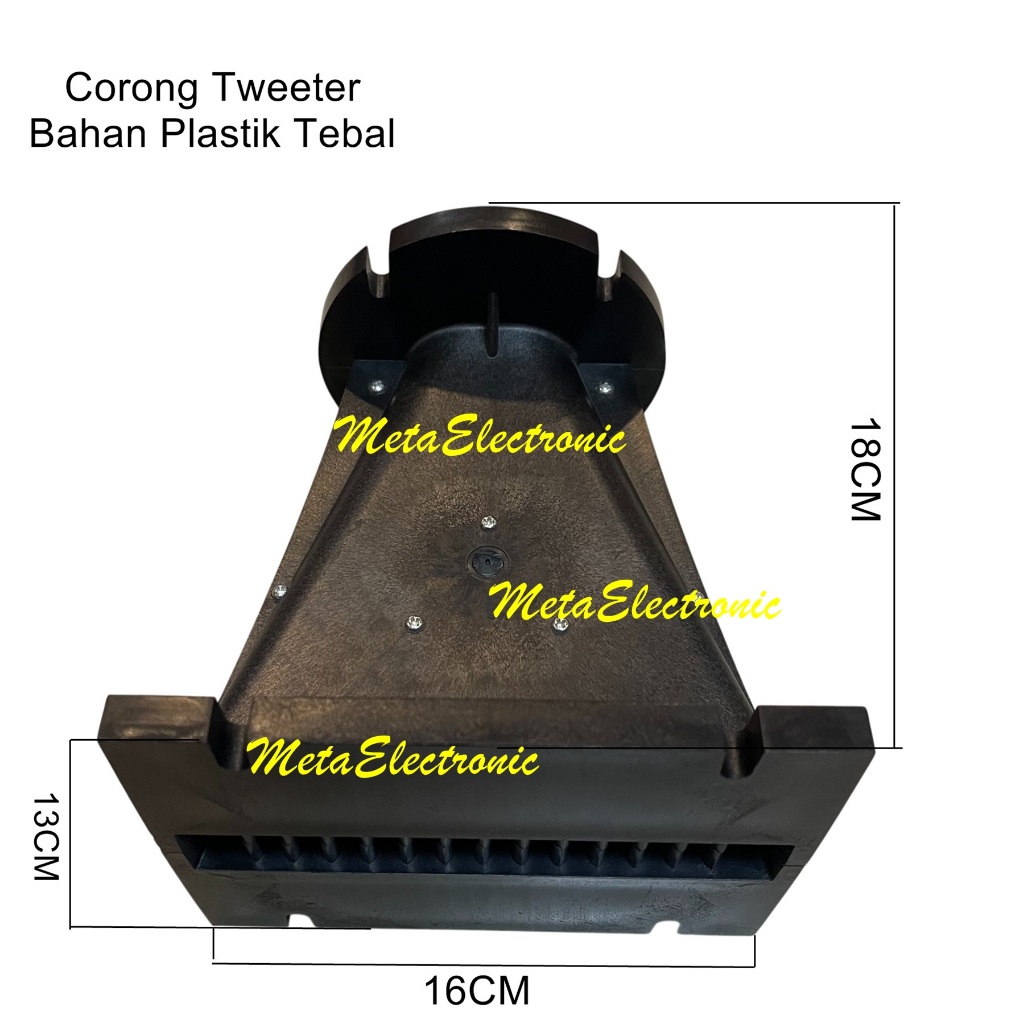 Corong Tweeter Plastik Tebal Support Tweeter Coil 3''