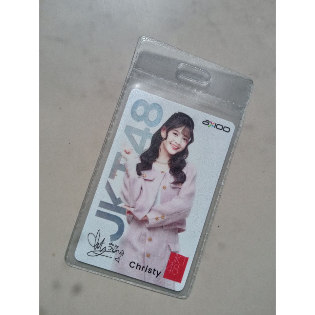 Photocard Special Edition Axioo x JKT 48 [Christy]