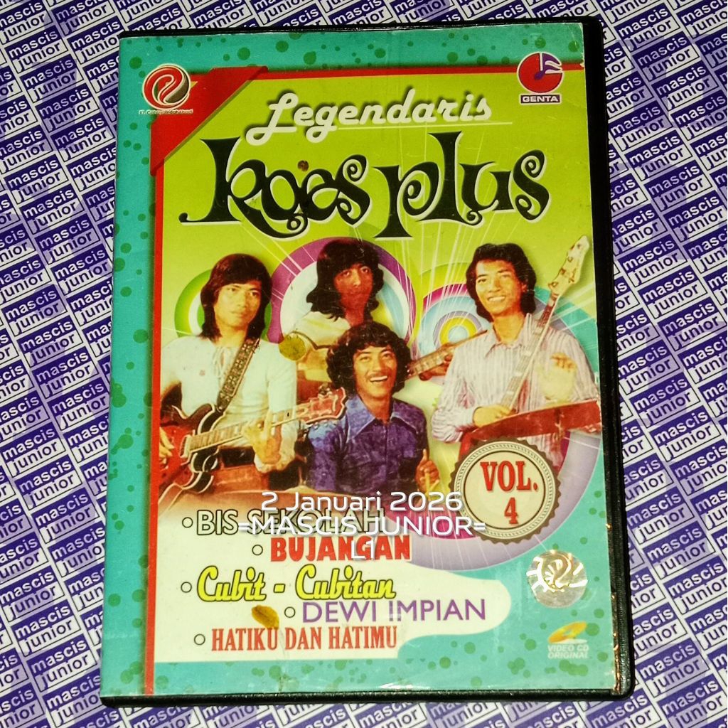 VCD Koes Plus - Legendaris Vol. 4 V CD Original