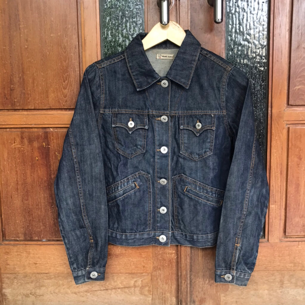 MONA Boxy Raw Denim Jacket