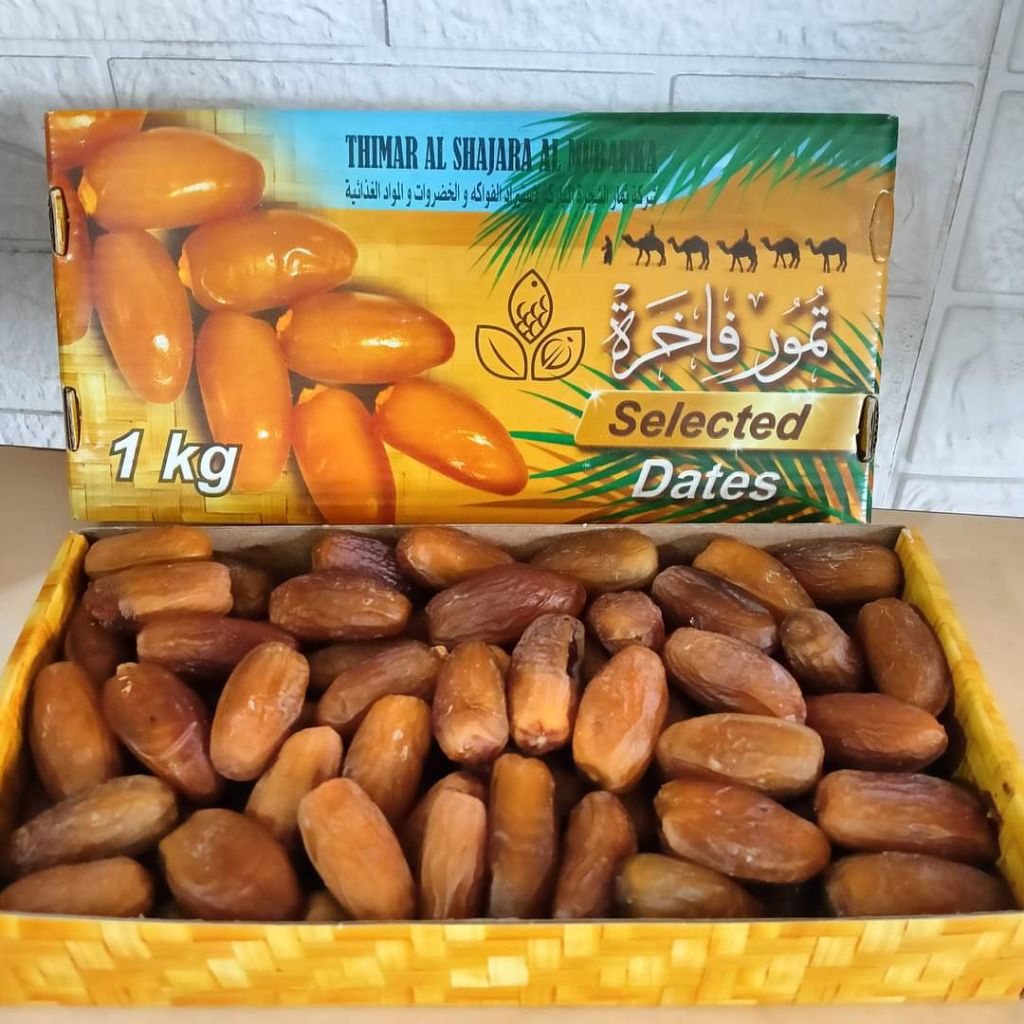Kurma Ruthob Libya Segar 1kg – Tekstur Renyah Pilihan