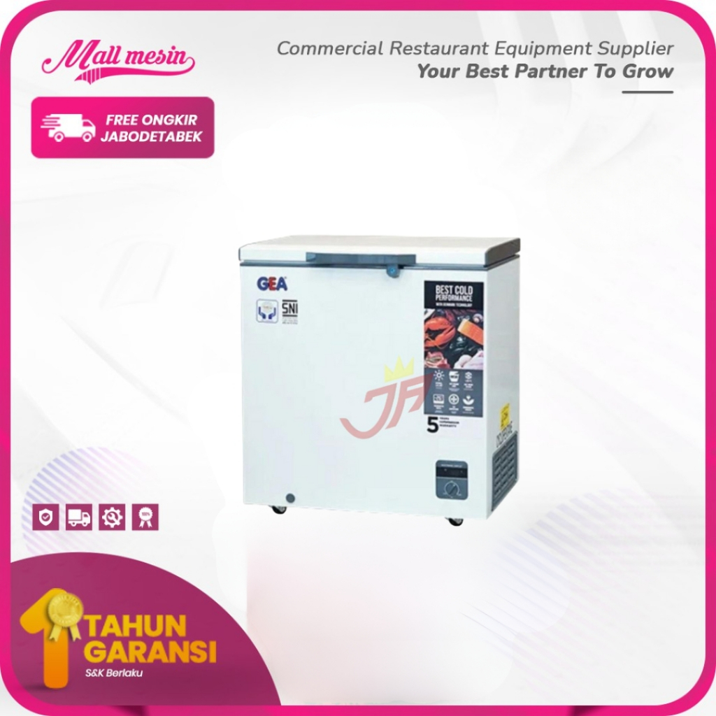 CHEST FREEZER GEA AB-208R Freezer Box GEA AB208R AB 208 Freezer 200 Lt - AB-208R