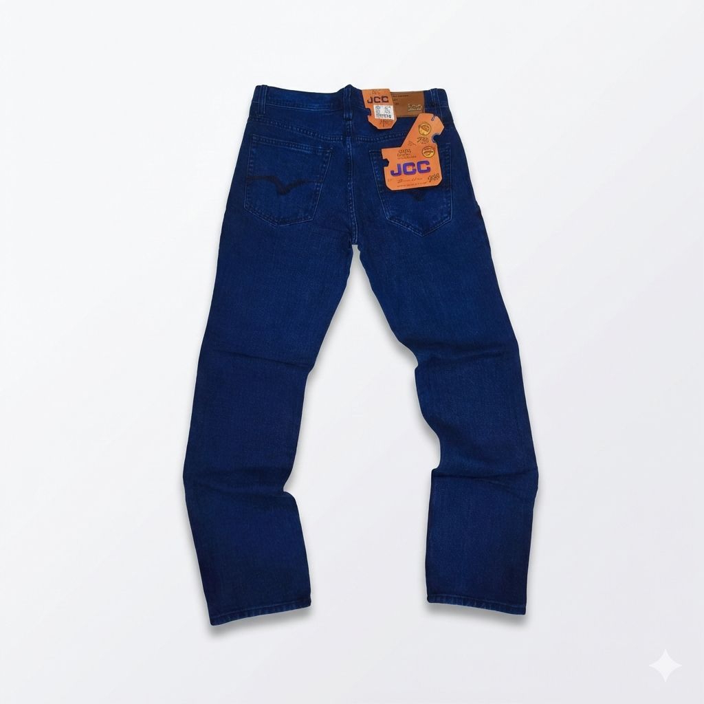 JCC Jeans Pria Dark Blue Denim Regular Fit Premium