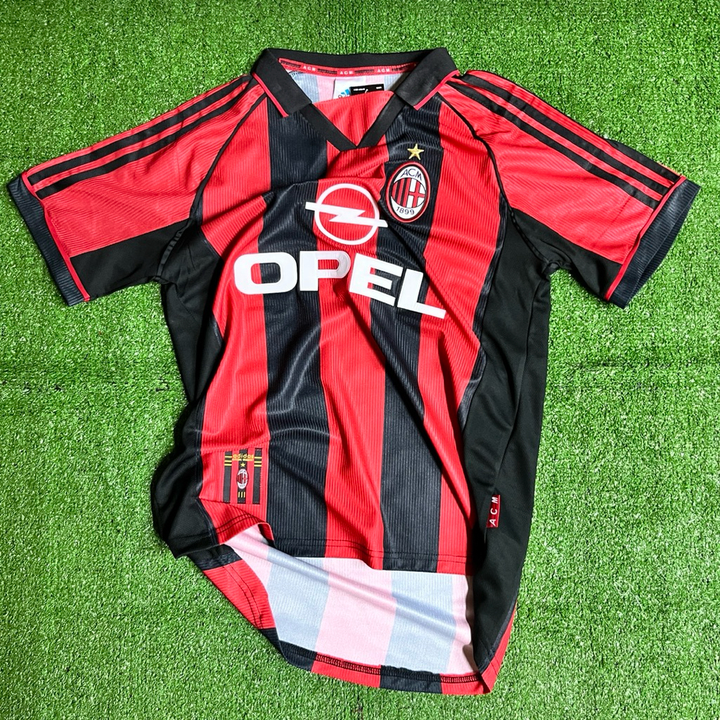 JERSEY BAJU BOLA RETRO HOME 1998 KLASIK LENGAN PENDEK BAJU RETRO