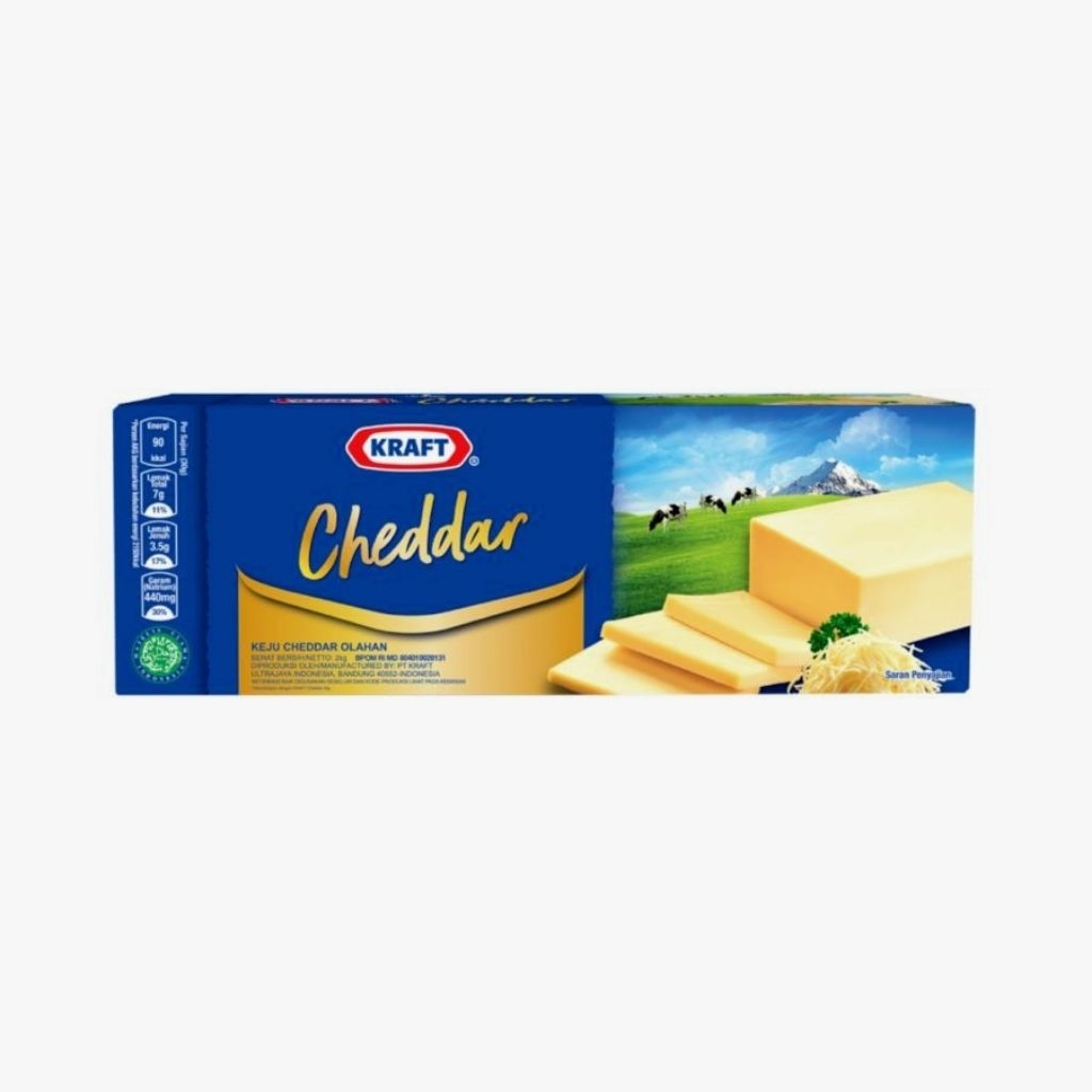 KEJU KRAFT CHEDDAR 2KG / KRAFT 2KG KEJU CHEDDAR