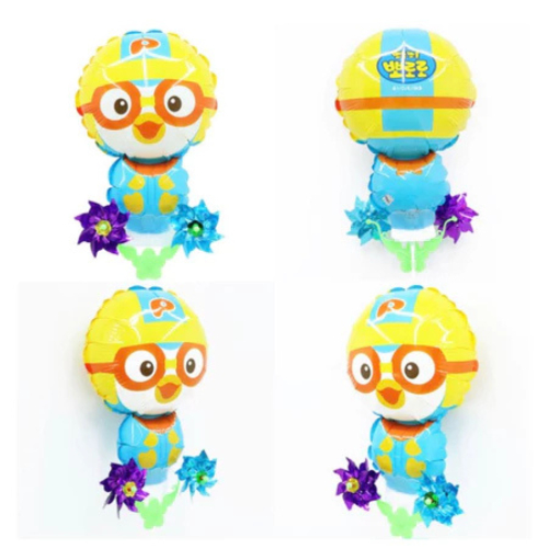 Termurah- Pororo Balloons Set with Pinwheel / balon karakter
