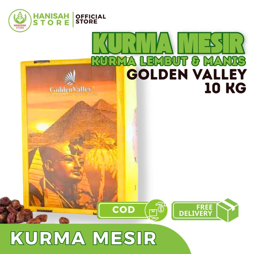 Kurma Golden Valley  •Egyptian Selected Golden Dates• 10kg