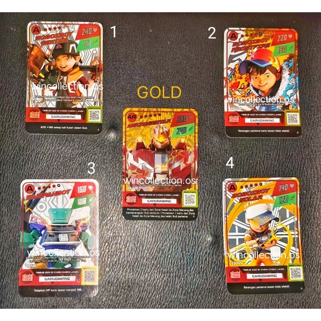 Kartu BoBoiBoy Galaxy Limited Edition BoBoiBoy Card toys Mainan kartu BoBoiBoy special edition bobob