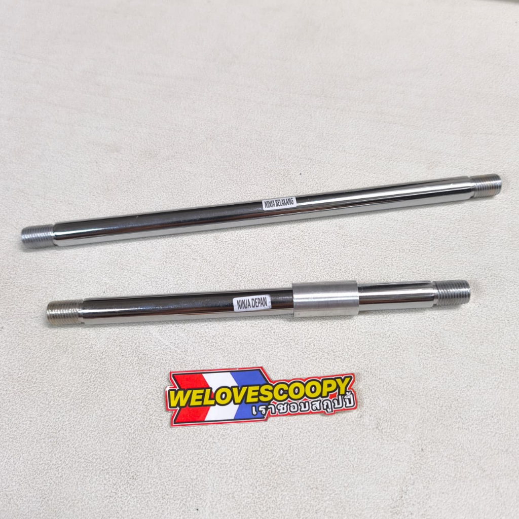 As Roda Depan Belakang Ninja R/RR/SS Stainless / As Roda Only Ninja