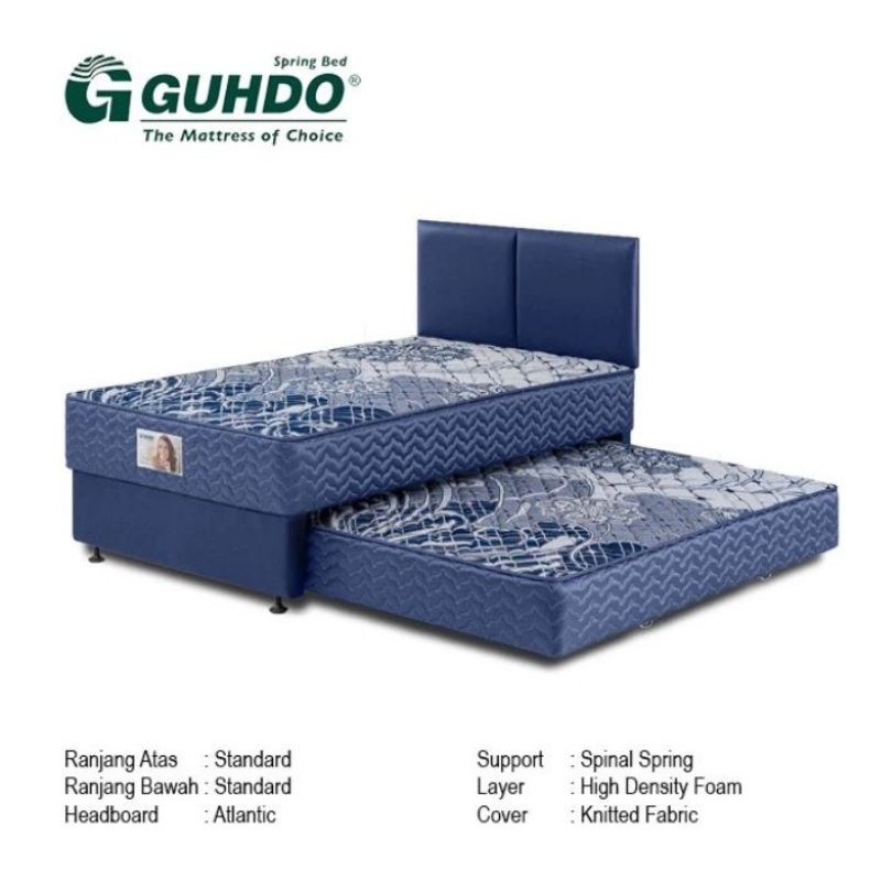 kasur springbed 2in1 guhdo new prima ukuran 100x200