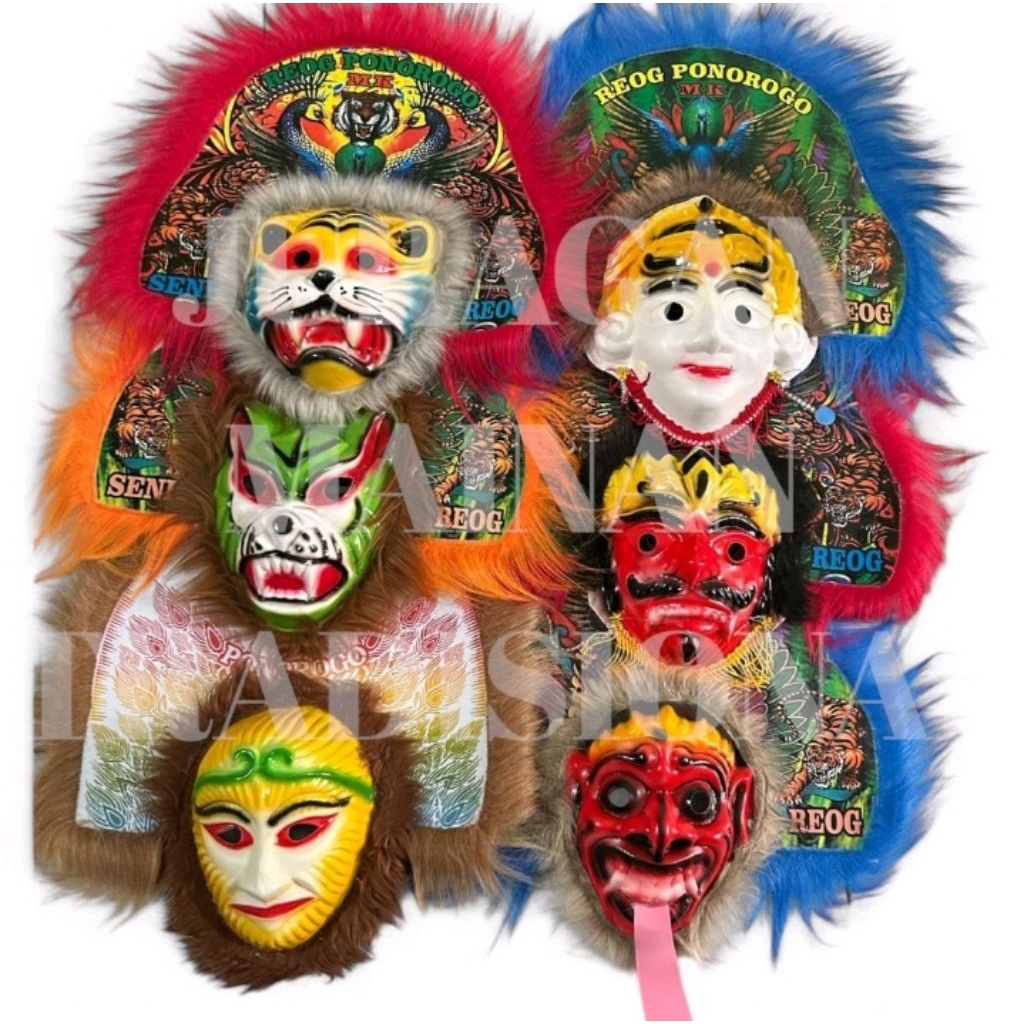 PROMO Topeng Reog Ponorogo / Mainan Topeng Reog / Topeng Reog Murah Berkualitas / Mainan Anak Anak /