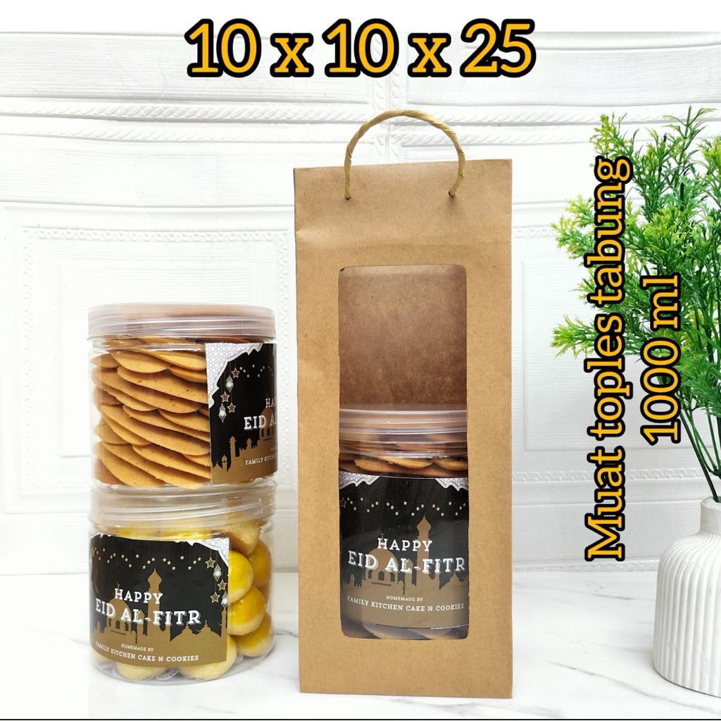 Paperbag Mika uk 10x10x25 // Paperbag Mika botol minum