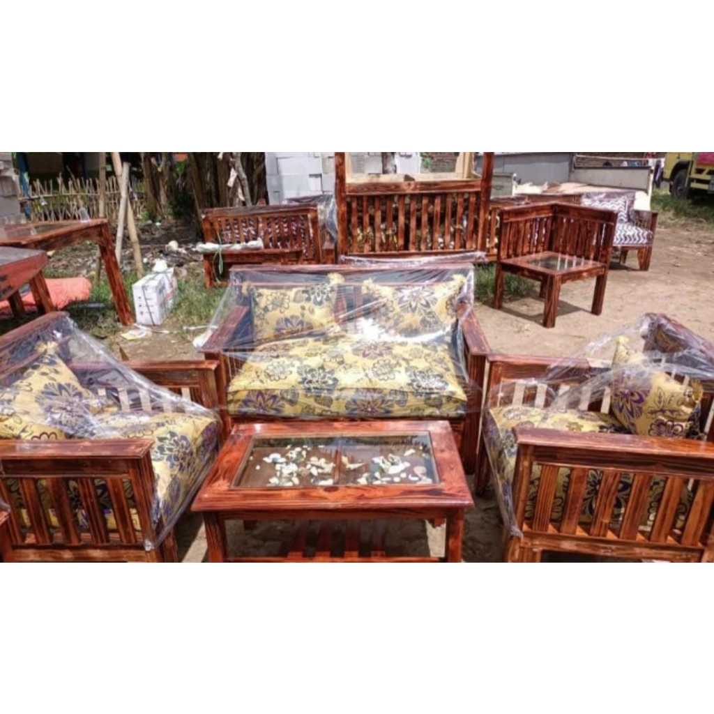 Kursi Tamu Jati / Sofa Tamu Jati / Kursi Ruang Tamu Jati Belanda / Sofa Ruang Tamu Jati Belanda Type
