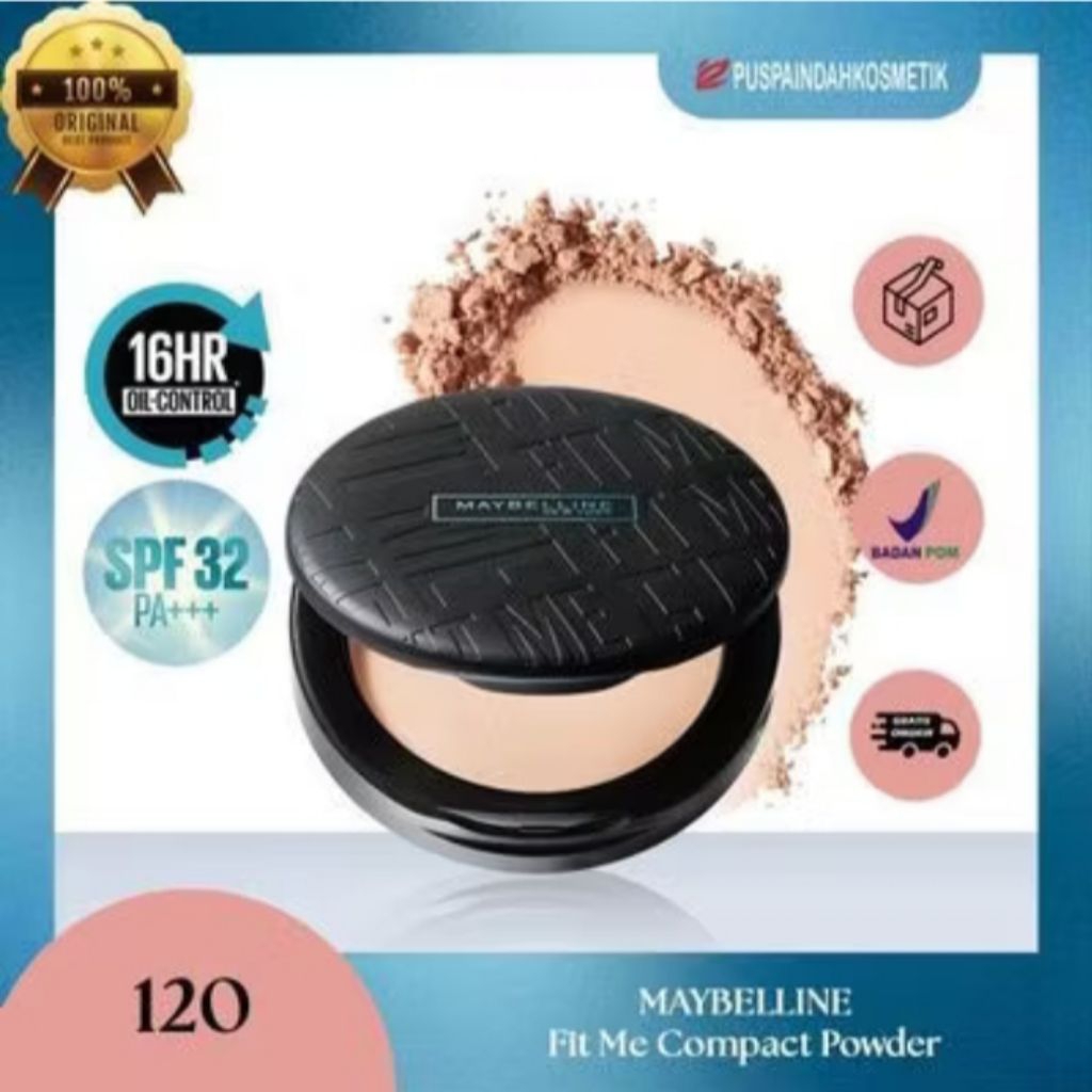 bedak padat maybelline fit me compact powder