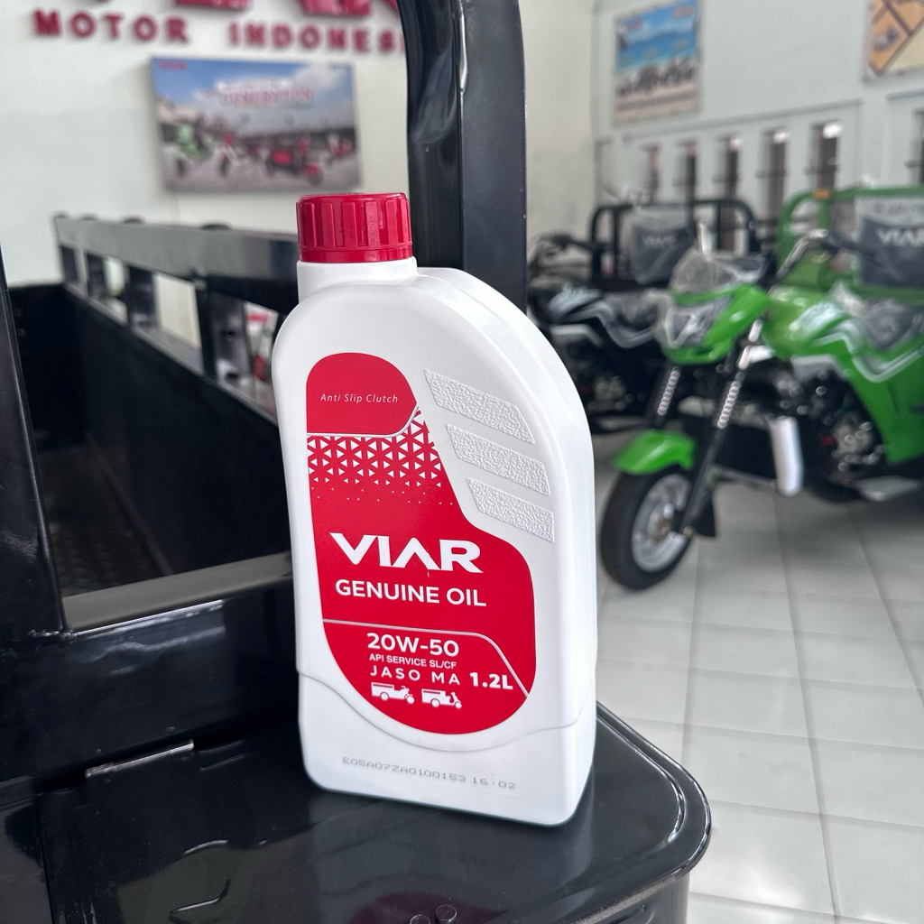 OLI MESIN VIAR - VIAR GENUINE OIL 1,2 LITER (SAE 20W-50)