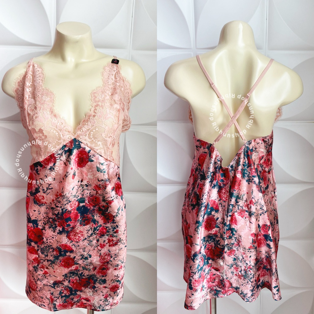 La Senza Original Chemise Satin Size L 11195892