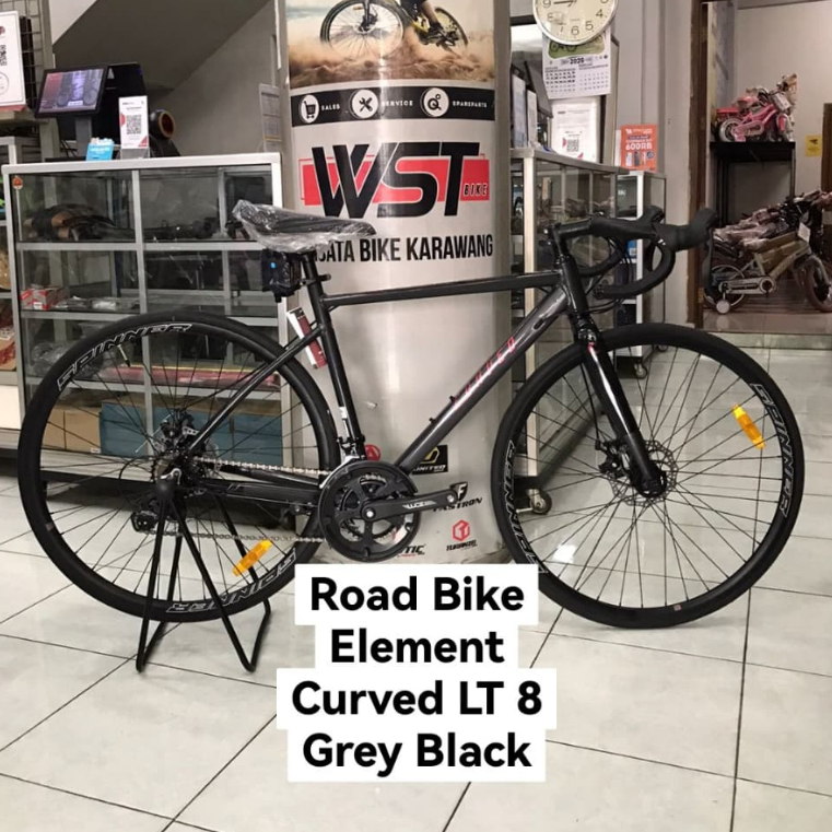 SEPEDA BALAP ROAD BIKE ELEMENT CURVED LT 8 700C ALLOY FRAME