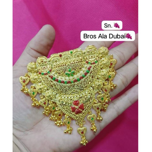 Lunavia accesories Bros/leontin Dubai rantau love lapis emas