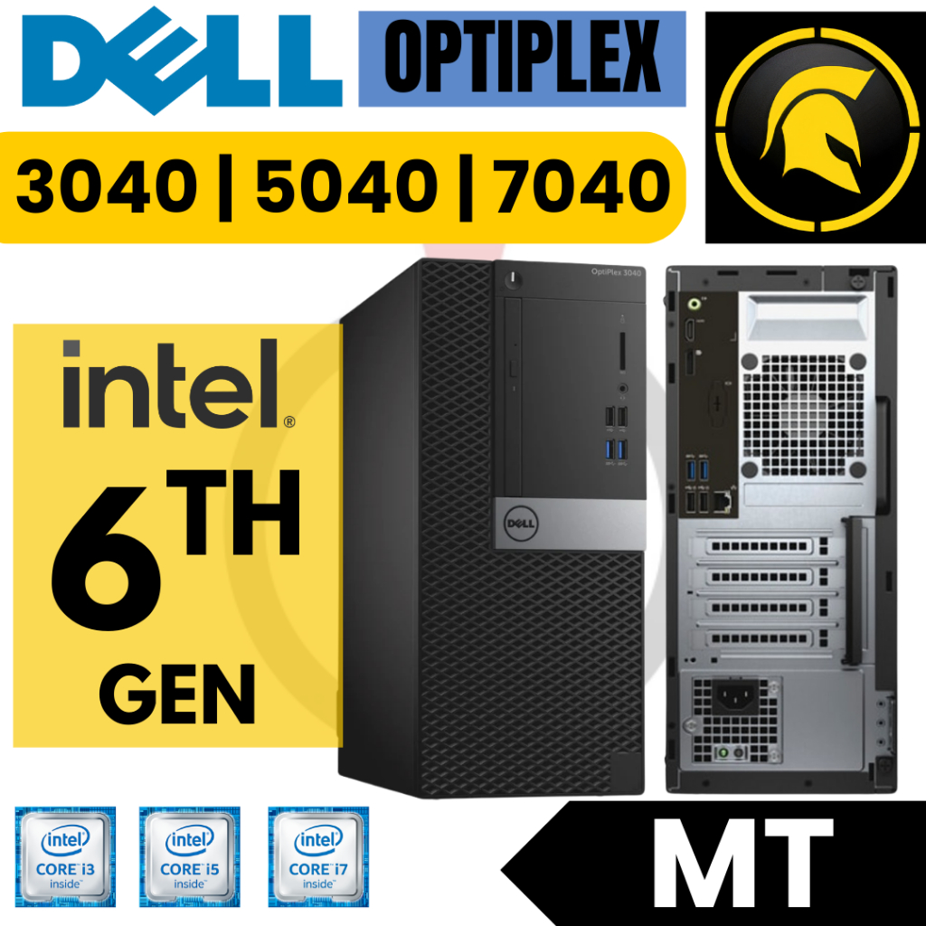 PC Dell OptiPlex 7040 / 5040 / 3040 MT Core i3 / i5 / i7 Gen 6 Mini Tower 1151