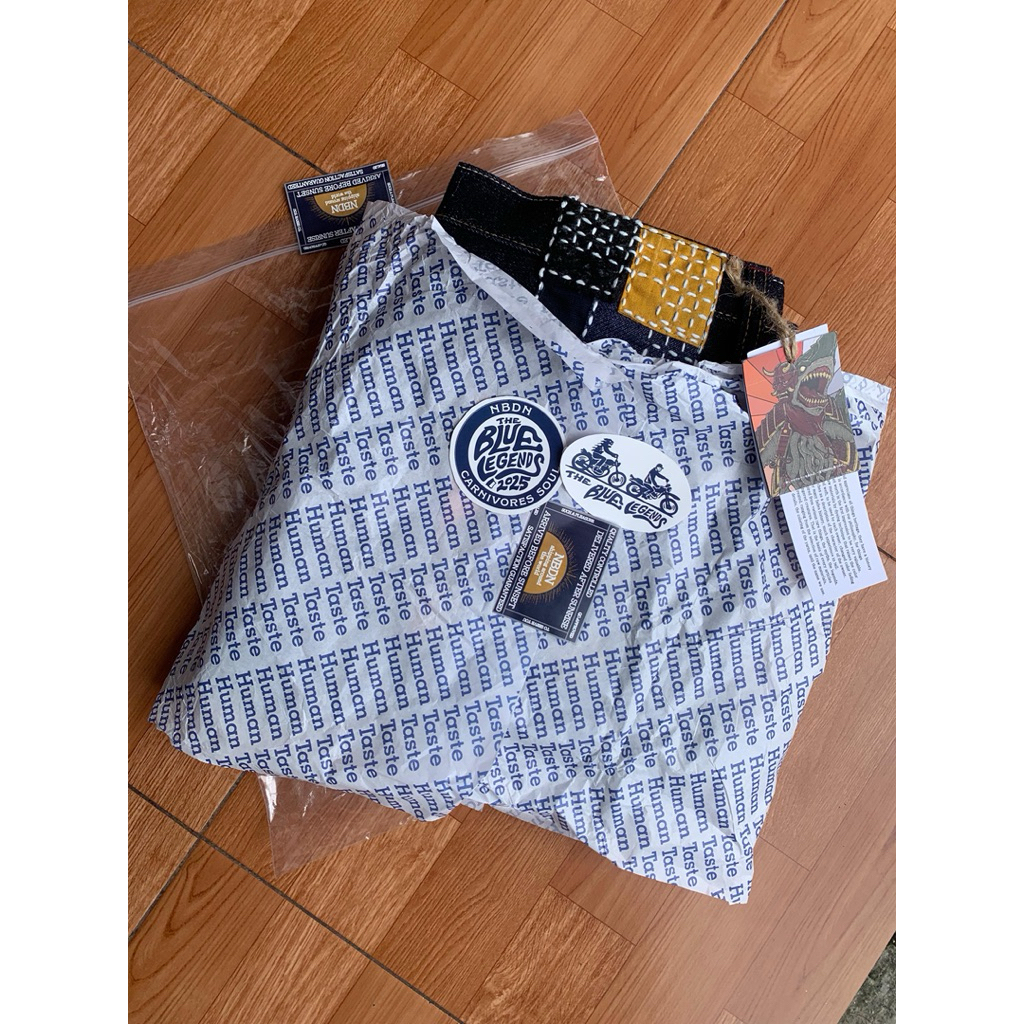 NBDN LEVIATHAN  25oz SPESIAL 14th ANNIVERSARY { LIMITED EDITION/UNRELEASED } Unsanforized, Hairy den