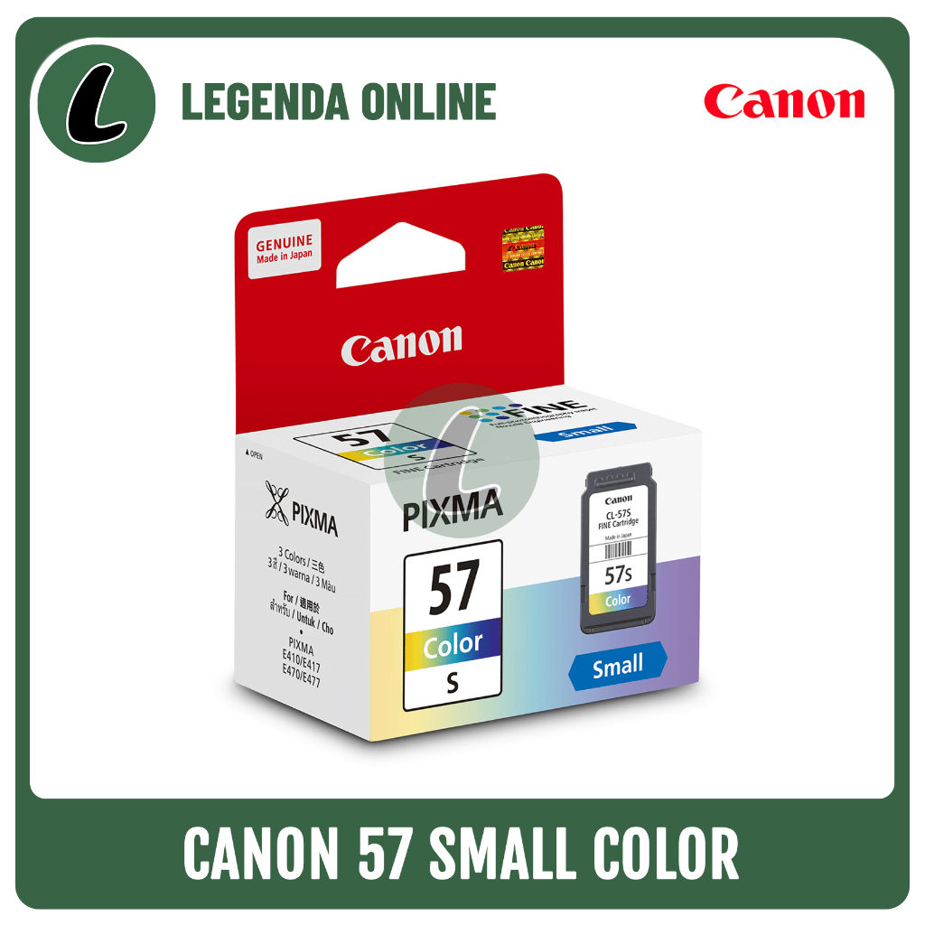 Cartridge Canon 57 Small CL-57S Color Tinta Original (untuk E410/E470)