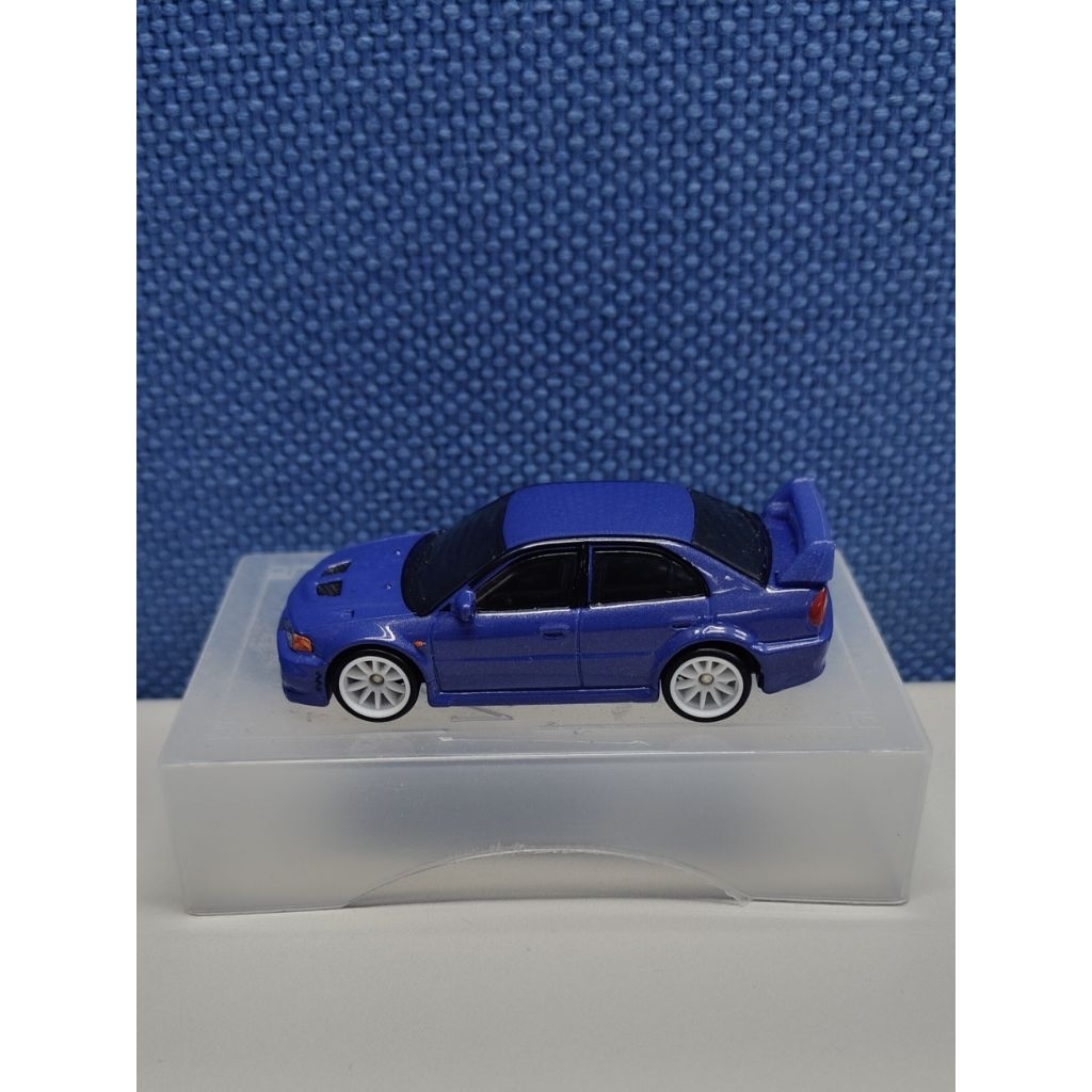 Hot Wheels Premium Mitsubishi Lancer Evolution VI Blue Modern Classic (Loose)