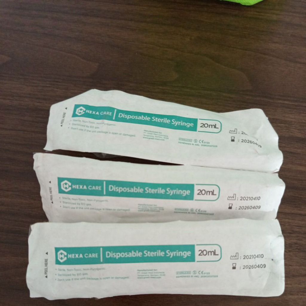 Spuit 20ml Hexacare