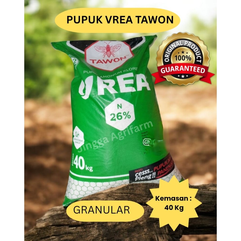 Pupuk Urea Vrea  Cap Tawon Granul Kemasan 40 Kg