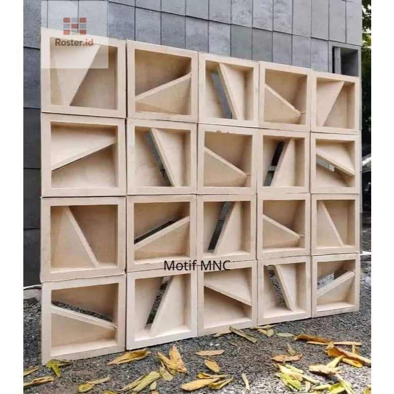 Roster Beton Minimalis Tipe Mnc Dua Muka Kuat | Roster Asli Beton | Roster Pagar Minimalis