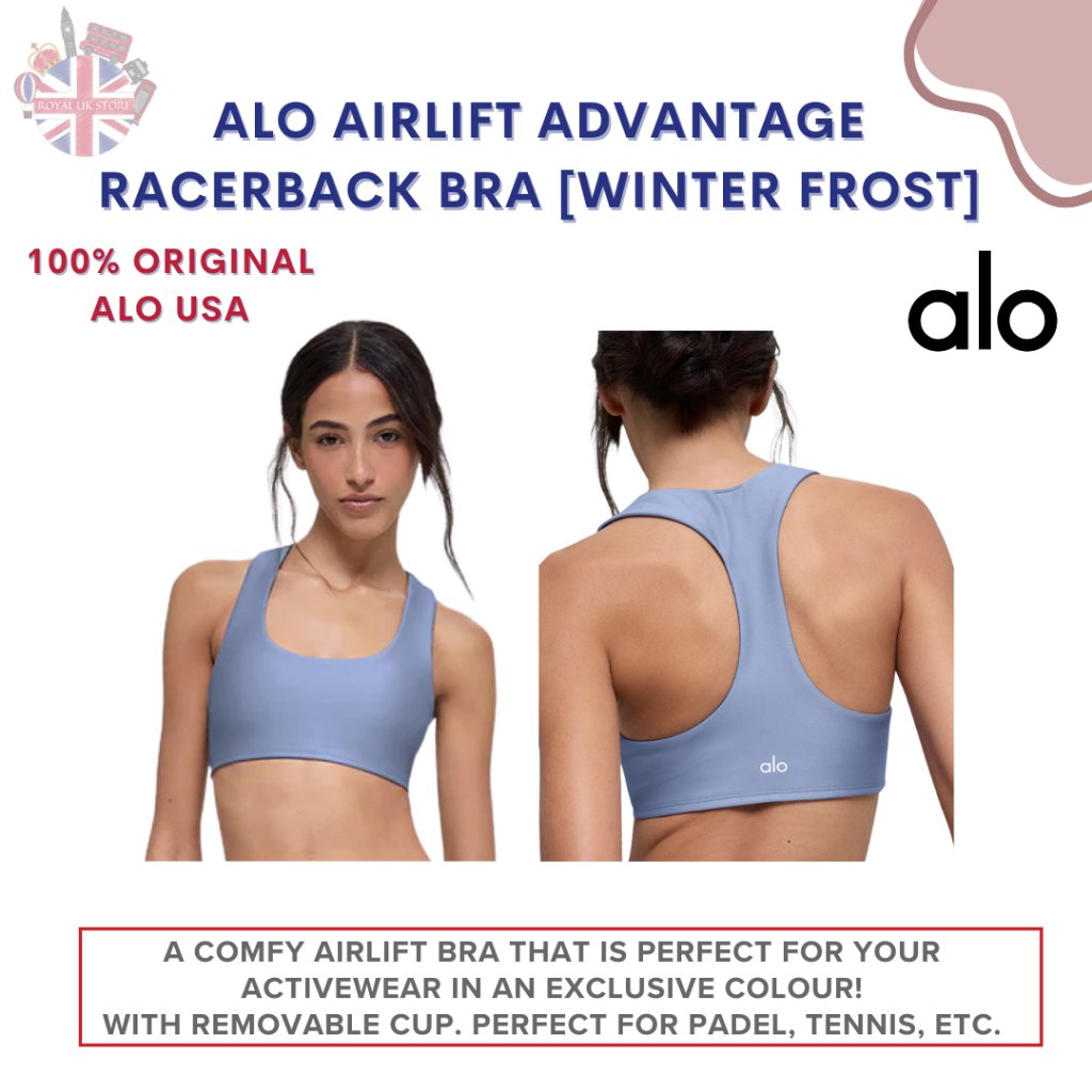Alo Yoga Sports Bra/Yoga/Pilates/ Tennis [100% From Alo US]