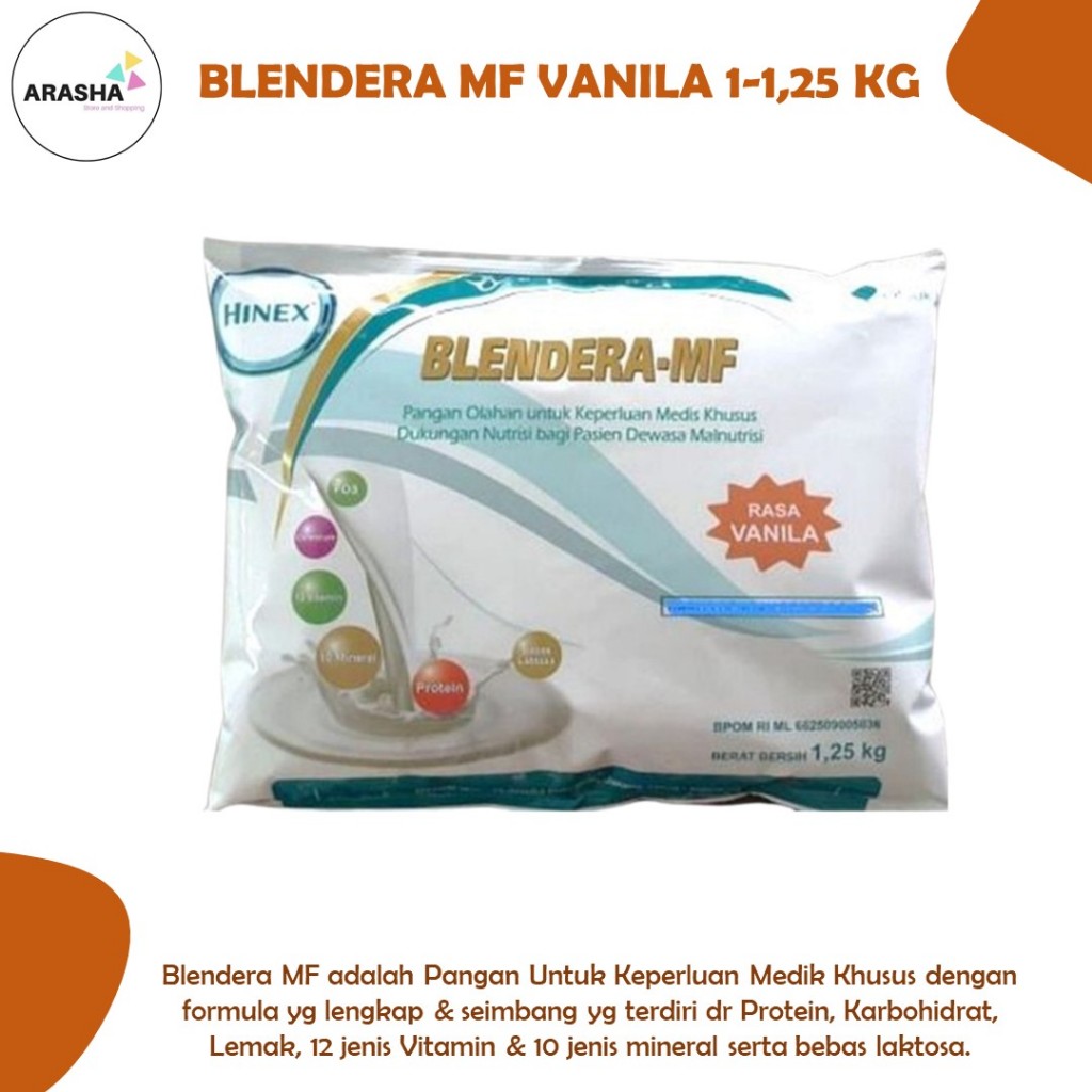 SUSU UNTUK DEWASA PROTEN BLENDERA MF VANILA 1-1,25 KG