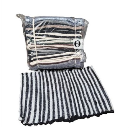 3pcs Keset Kaki Tenun Keset Kain Perca Keset Dapur Besar