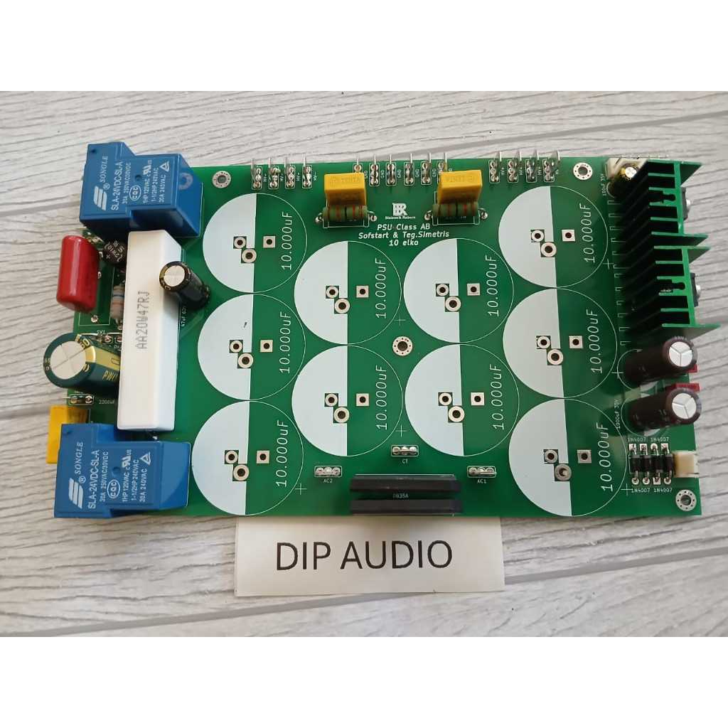 kit psu 10 Elco + softstart dobel layer psu ampli class ab (tanpa elco utama)