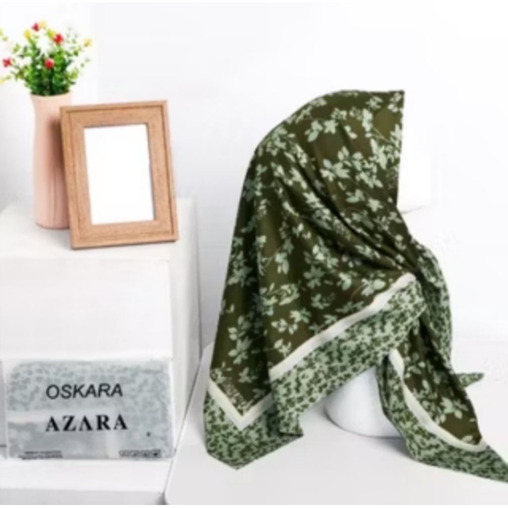 Hijab oskara azahra voal motif premium