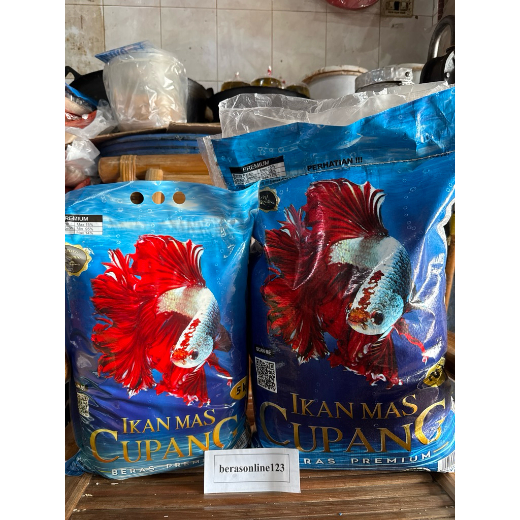 Beras Ikan Mas Cupang 5kg & 10kg