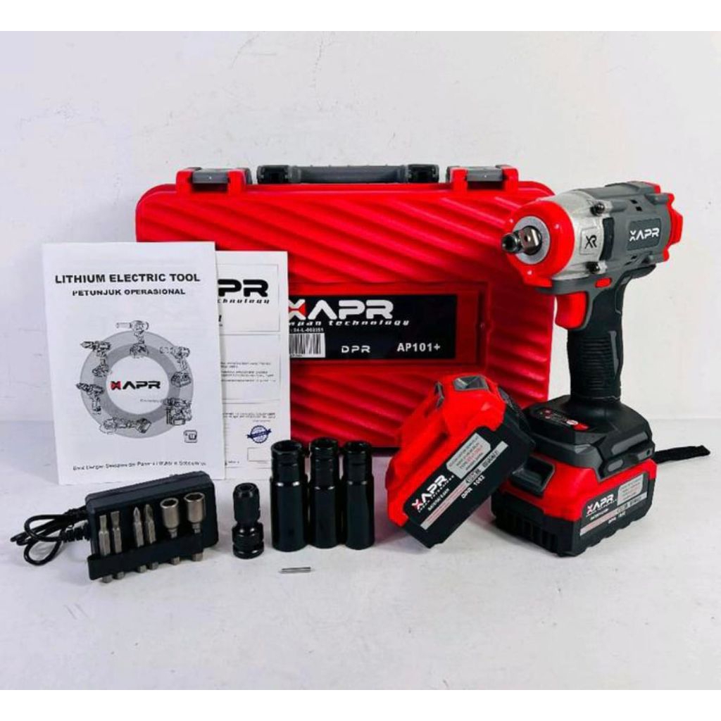 IMPACT APR 650NM AP101+ 1/2 inch  MOD DEWALT Impact Wrech FULLSET Pembuka Baut Roda Mobil Motor CVT