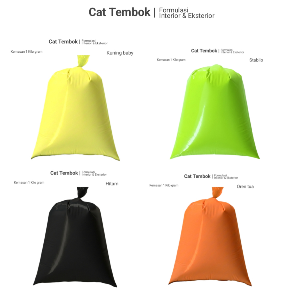 Cat tembok kiloan 1 kg anti jamur