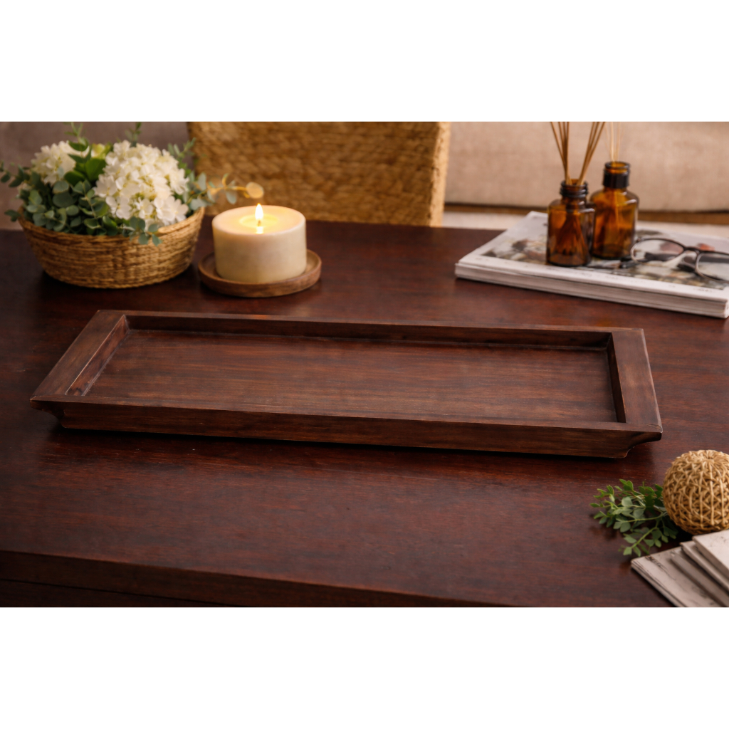 Tray  kayu Persegi Panjang