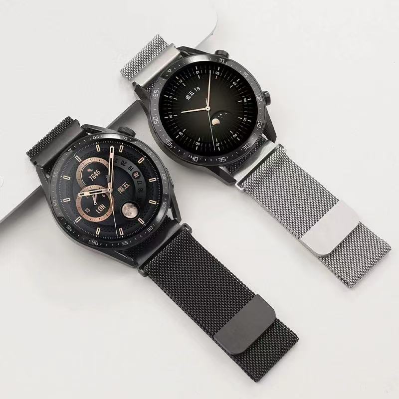 Tali Strap Jam Tangan Aolon Watch Curve GTS GTR NAVI Stainless Steel Milanis Magnet Anti Air Olahrag