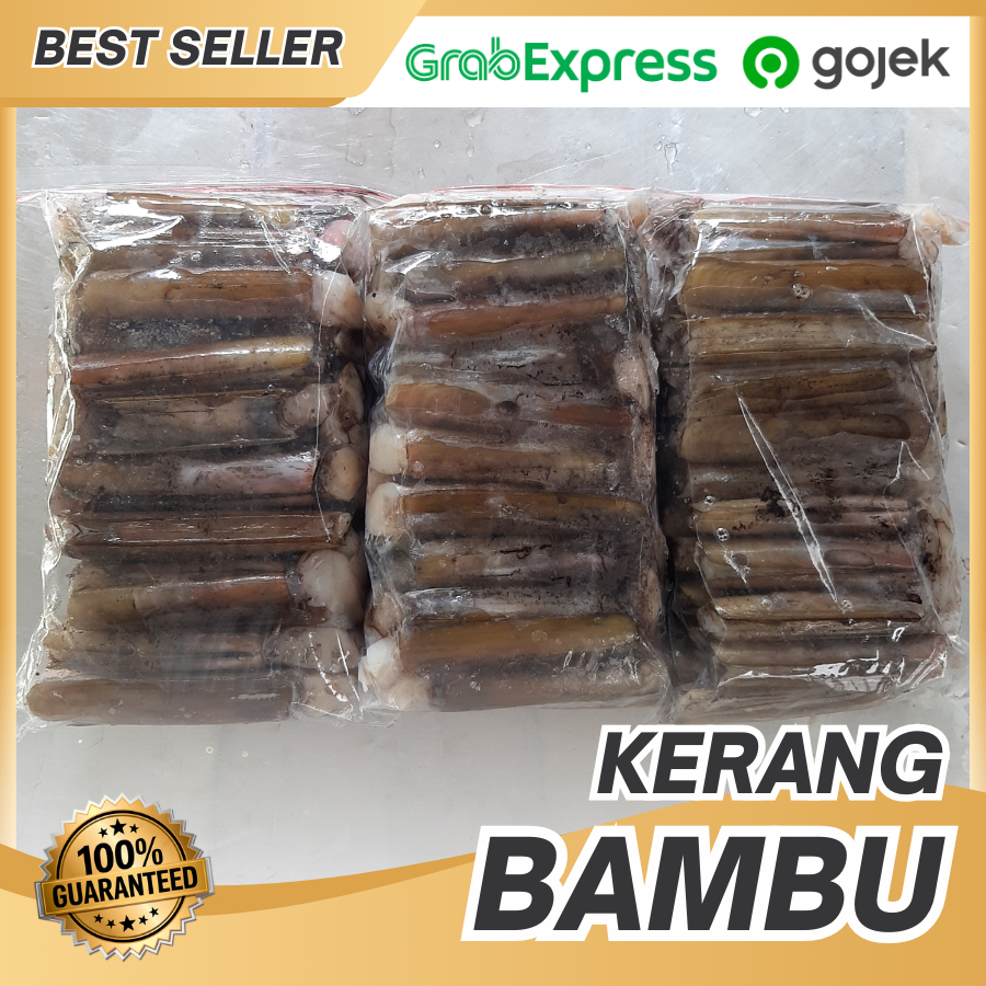 Kerang Bambu Segar Beku 1kg - Kerang Bambu Murah Higienis - Kerang Halal Seafood