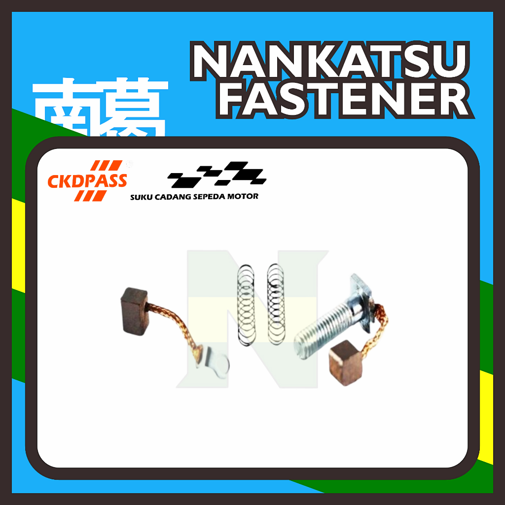 CKD PASS - Cool Starter Karisma Arang Kul Dinamo Stater Carbon Brush Supra X 125