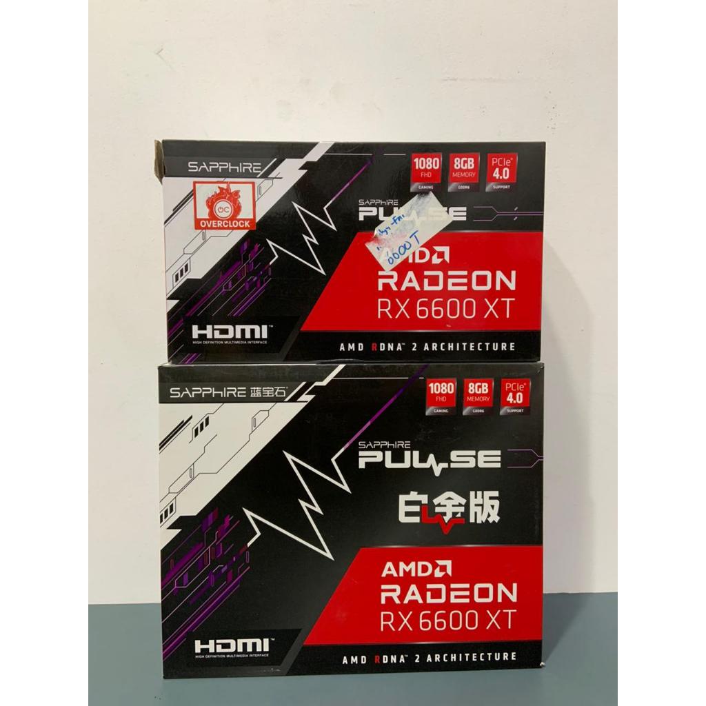 VGA AMD SAPPHIRE PULSE RX 6600 XT 8GB DDR6 RADEON AMD VGA / RX 6600XT | 2ND FULL BOX