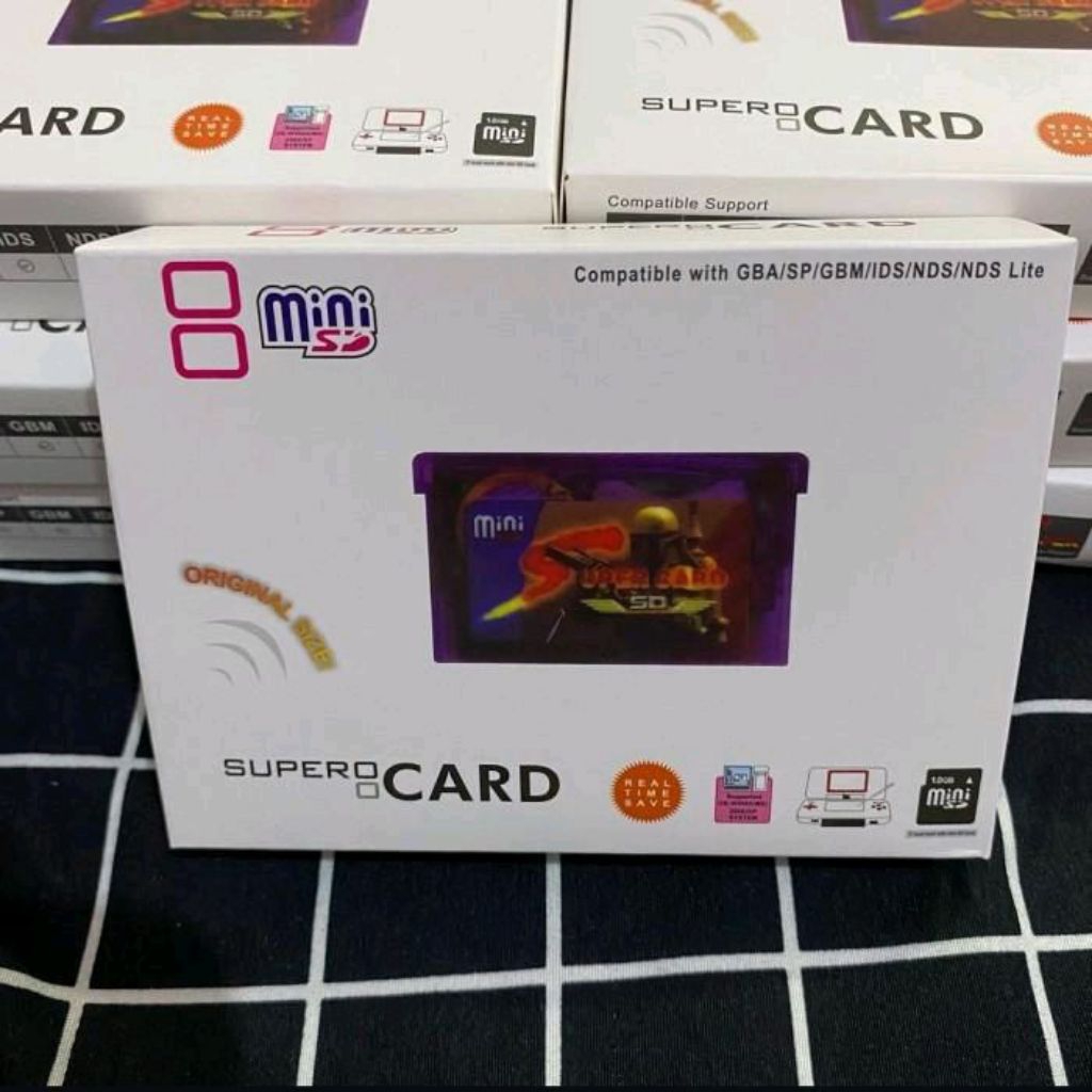 GBA SUPERCARD FULL GAME CATRIDGE GBA SUPER CARD UNTUK GBA NDS Gameboy