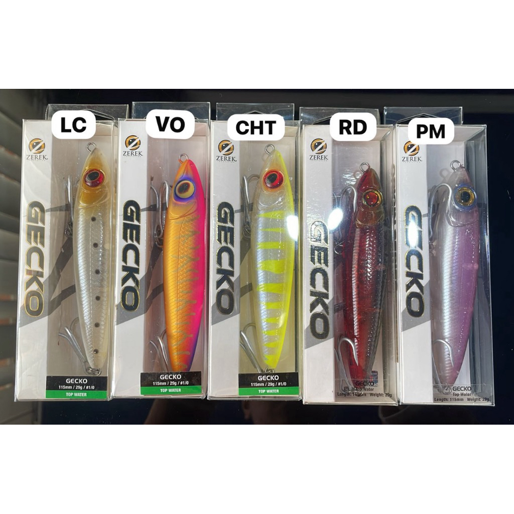 Umpan / Lure Zerek Gecko Stickbait Top Water