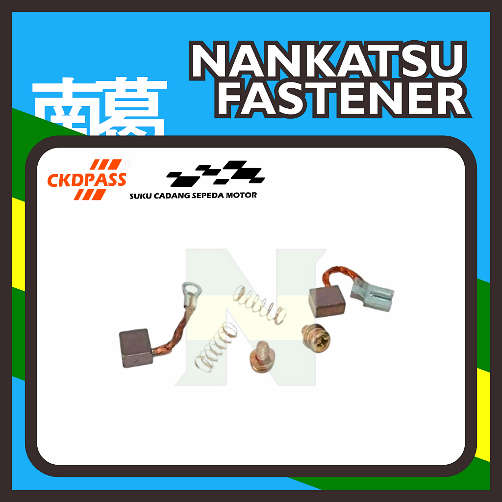 CKD PASS - Cool Starter Mio Arang Kul Dinamo Stater Carbon Brush Yamaha Mio Karbu Smile Sporty Fino 