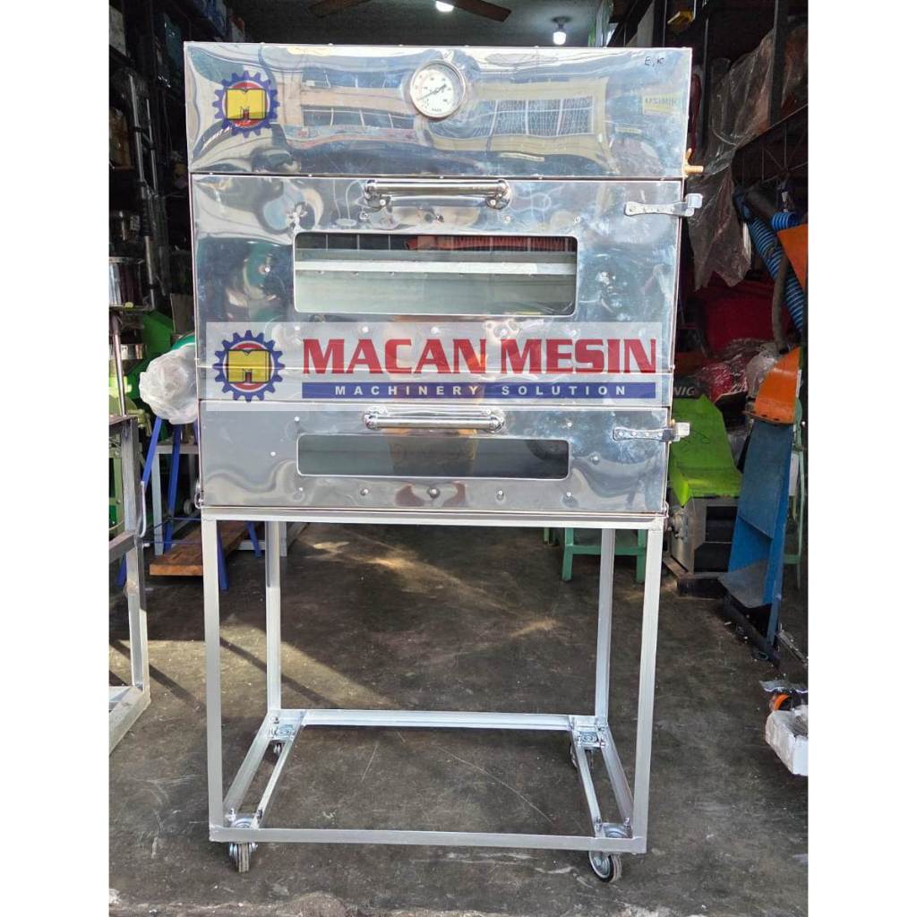 OVEN GAS MANUAL STAINLESS API ATAS BAWAH