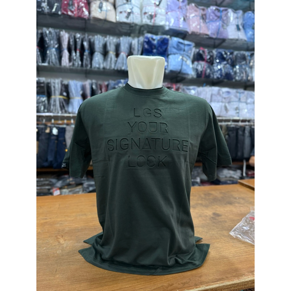 Kaos Oblong LGS Original | Kaos LGS | Regular Fit | Pakaian Pria Dewasa