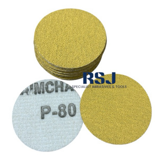 10 pcs-amplas bulat 2 inch gold Aimchamp