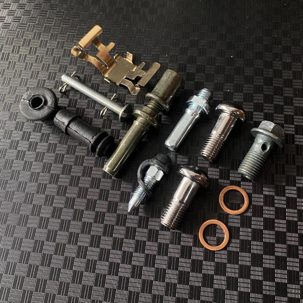 BAUD MUR KALIPER BELAKANG//KLEMAN /DUDUKAN KAMPAS REM DISC PAD SUZUKI SATRIA FU 150 LAMA/NEW SHOGUN 